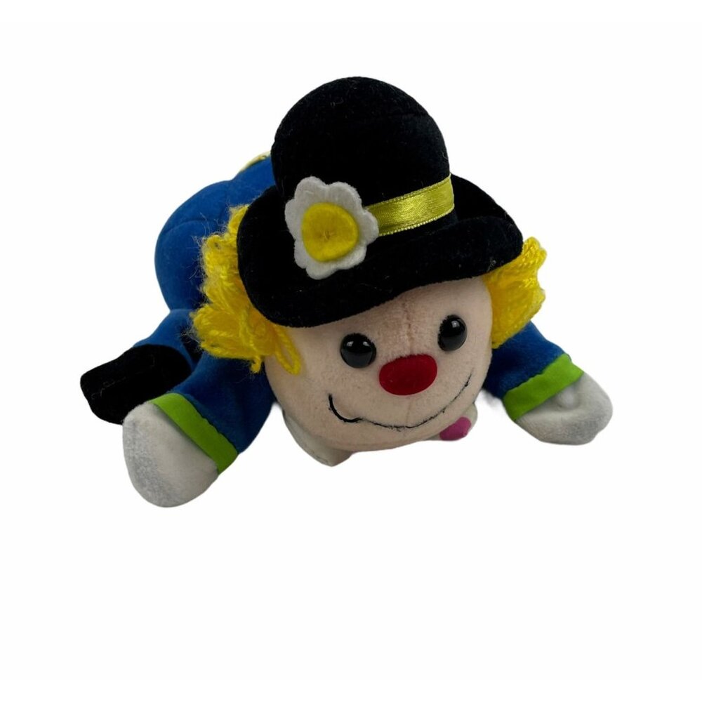 Plush Creations Inc Blue‎ Clown Hand Puppet Plush Pretend Play Visual Aid